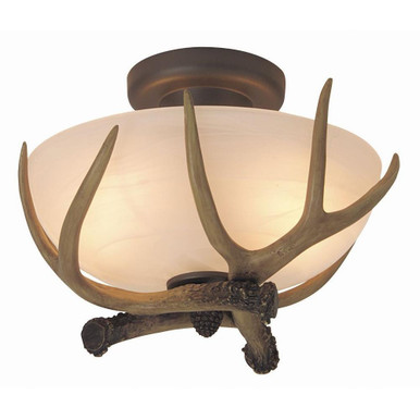 Frontier 2 Light 11 Inch Wide Semi Flush Mount by Craftmade - X1611-EB