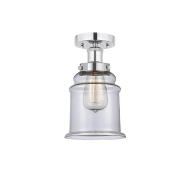 Canton 1 Light 6 Inch Wide Semi Flush Mount by Innovations - 616-1F-G18