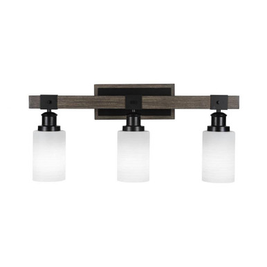 Tacoma 3 Light Down Vanity Light 25.25 Inch Length by Toltec - 1843--1175-2525