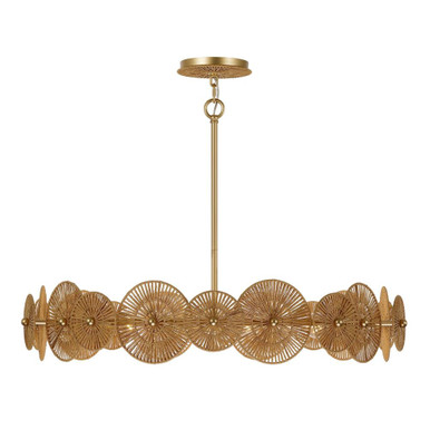 Abbott 5 Light Pendant 7.19 Inch Tall and 30.5 Inch Wide by Savoy House - 7-6381-5-60