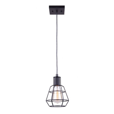 Wren 1 Light Mini Pendant by Canarm Inc - IPL702A01BK