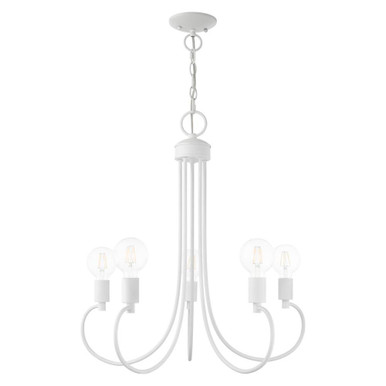 Bari 5 Light Medium Chandelier by Livex - 42925