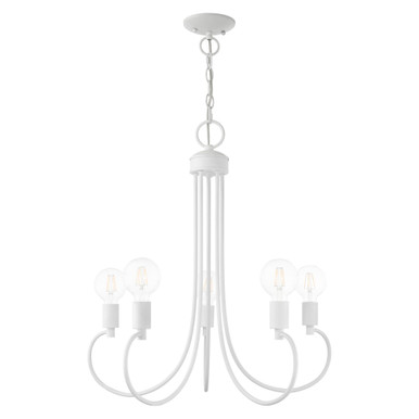 Bari 5 Light Medium Chandelier by Livex - 42925