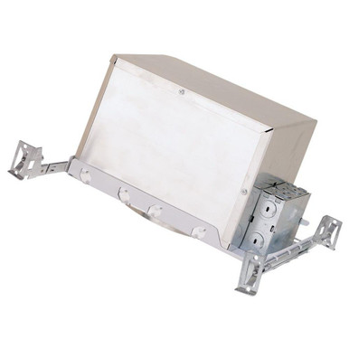 6 Inch 100W Line Voltage IC AT Sloped Ceiling New Construction Can by Nora  - NHIC-926DWQAT