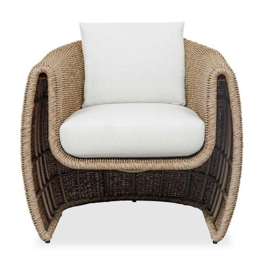 Tropic Outdoor Lounge Chair 35 Inch Tall and 31.2 Inch Wide by Uttermost - 53130