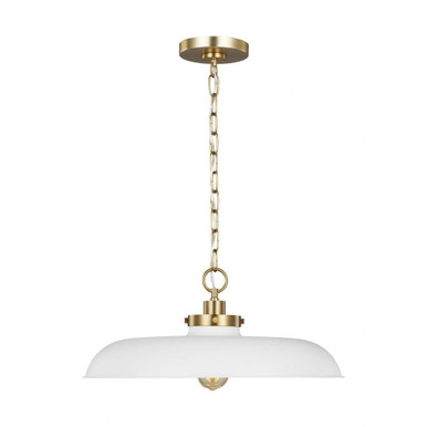 Wellfleet 1 Light Large Industrial Pendant by Visual Comfort Studio - CP1231