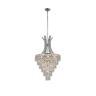 Chique 9 Light Small Chandelier by CWI - 5685P16C