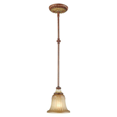 Villa Verona 1 Light Small Pendant by Livex - 8570-63