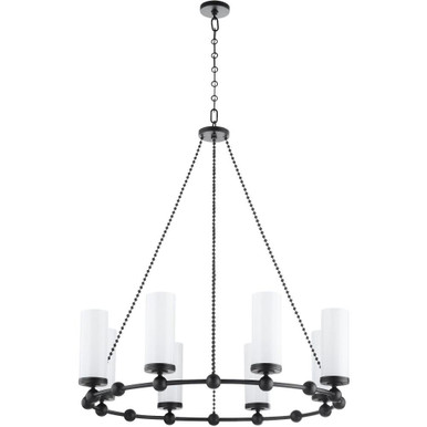 Lee Boulevard 8 Light Oversized Chandelier by Quorum - 667-8