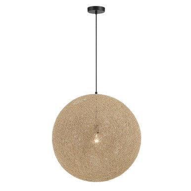 Entwined 1 Light Large Pendant 24.63 Inch Tall by George Kovacs - P5571-44B