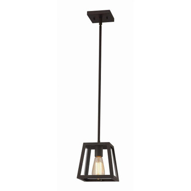 Glynn 1 Light Small Pendant by Canarm Inc - IPL480A01ORB
