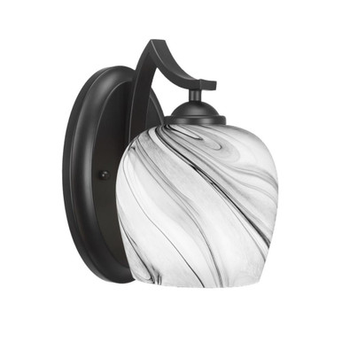 Zilo 1 Light Wall Sconce 8.75 Inch Wide by Toltec - 551-MB-4819