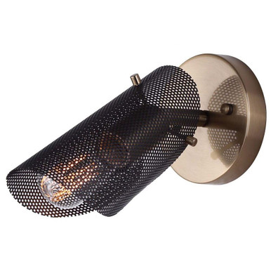 Huxlee 1 Light 4.25 Inch Wide Flush Mount by Canarm Inc - ICW1131A01BKG