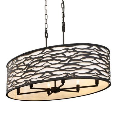 Kato 6 Light Oversized Linear Pendant by Varaluz - 348N06