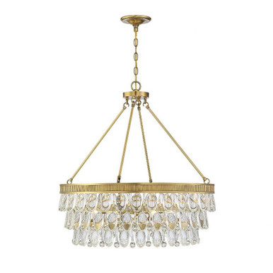 Windham 6 Light Large Pendant by Savoy House - 7-8701-6