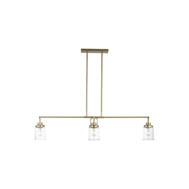 Anders 4 Light Chandelier 9.5 Inch X 48 Inch Wide by Visual Comfort Studio - GLC1184