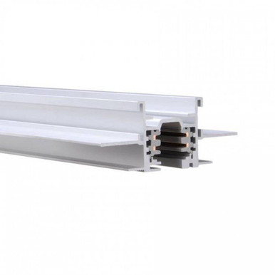 120V Flangless 2-Circuit Recessed Track 8 Feet by WAC - WT8-RTL