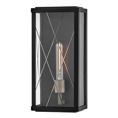 Monte 8W 1 LED Outdoor Wall Lantern by Hinkley - 28880BK