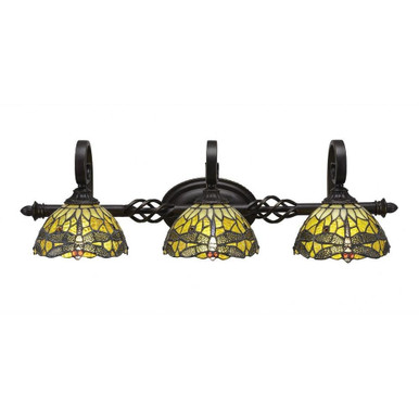 Elegante 3 Light Bath Bar 8.75 x Inch by Toltec  - 163--875-2975