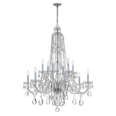 Traditional Crystal 12 Light Oversized Chandelier by Crystorama 1112 - 1112
