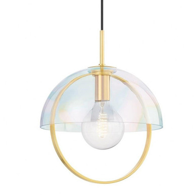 Meriah 1 Light Medium Medium Pendant by Mitzi - H752701L-AGB