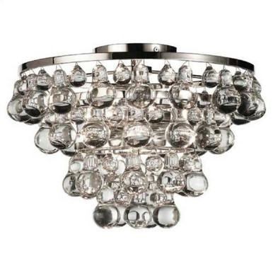 Bling 2 Light 16.75 Inch Wide Flush Mount by Robert Abbey - 1002