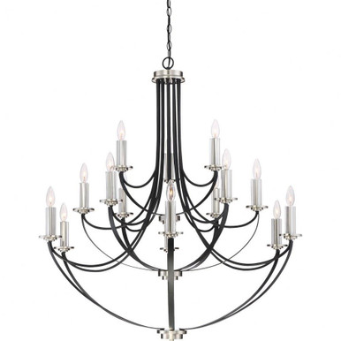 Alana 15 Light Oversized 3 Tier Chandelier by Quoizel - ANA5015K