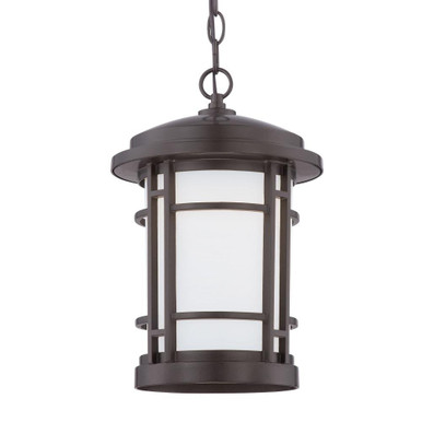 Barrister 1 LED Light Outdoor Small Pendant by Designers Fountain - led22434-bnb
