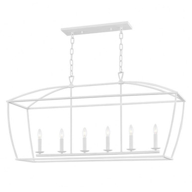 Bryant 6 Light Oversized linear Island Pendant by Hudson Valley - 8348