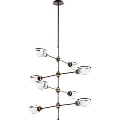 Starky 8 Light Large Chandelier by Quorum - 617-8