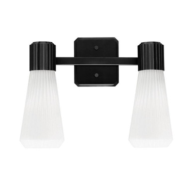 Everleigh 2 Light Bath Bar 11.25 Inch Tall and 15 Inch Length by Toltec - 4822-MB-881