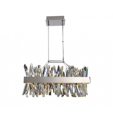 Glacier 64 Watt LED Light Medium Island Pendant by Allegri - 030251-010