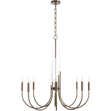 SUMMIT 8 Light Large Chandelier by Quorum - 6223-8