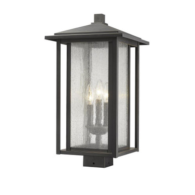 Aspen 3 Light Outdoor Post Mount Lantern 11 x 22.44 Inches by Z-Lite - 554PHXT2