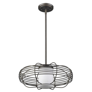 Loft 1 Light Medium Pendant 16 Inch Wide by Acclaim - IN21215ORB