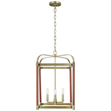 Hadley 4 Light Medium Pendant 25.5 Inch Tall by Visual Comfort Studio - LC1144