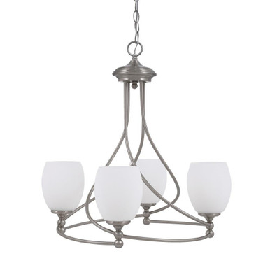 Capri 4 Light Medium Chandelier by Toltec 904-MB-4165 - 904-MB-4165
