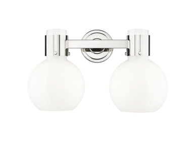 Lawton Sphere 2 Light Bath Vanity 9.63 Inch X 15.5 Inch Wide by Innovations - 464-2W-G464B-7_P