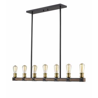 Kirkland 10 Light Island/Billiard 25 Inch Wide by 23 Inch High by Z-Lite - 4727L