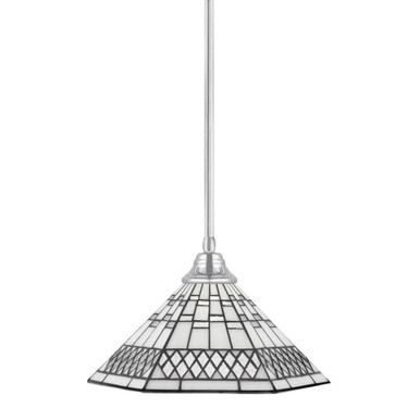 Any One Light Large Pendant 10.25 Inch Tall by Toltec - 26-CH-910