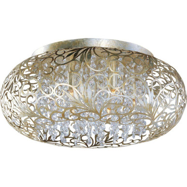 Arabesque 7 Light 18 Inch Wide Flush Mount by Maxim - 24150BCGS