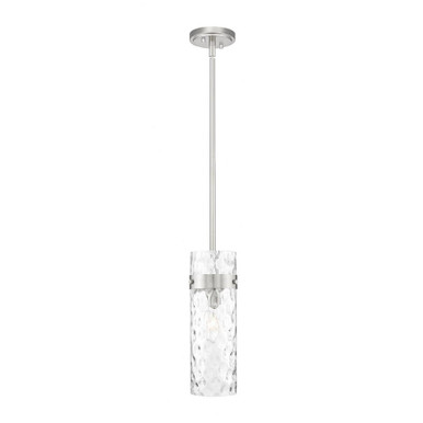 Fontaine 1 Light Rod Pendant 15 Inch Tall and 5.75 Inch Wide By Z-Lite - 7002P5-ROD