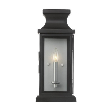 Brooke 1 Light Outdoor Wall Lantern by Savoy House - 5-5910-BK