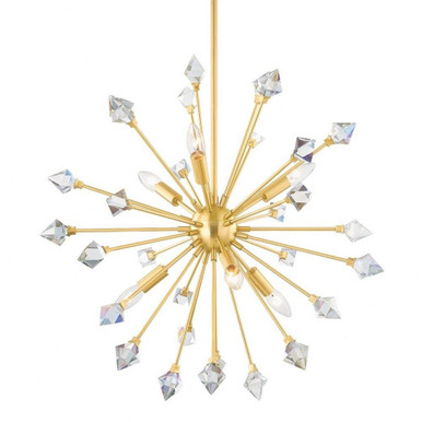 Genesis 6 Light Medium Chandelier by Mitzi - H727806-AGB