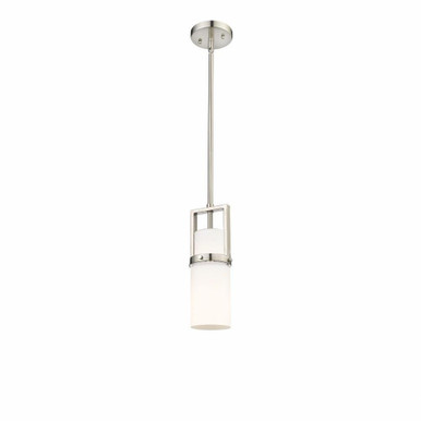 Utopia 1 Light Mini Pendant 11.25 Inch Tall by Innovations - 426-1S-SN-G426-8WH