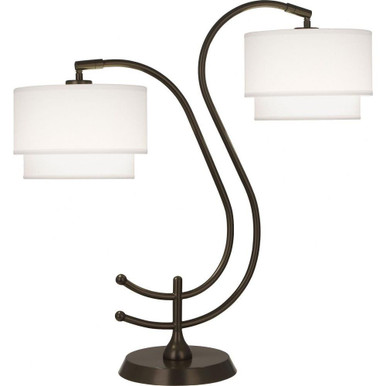 Charlee 2 Light Table Lamp 25 x 8 Inches by Robert Abbey - 587