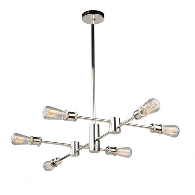 Wembury Park Road 6 Light Oversized Chandelier by BSH - 135-BEL-615304
