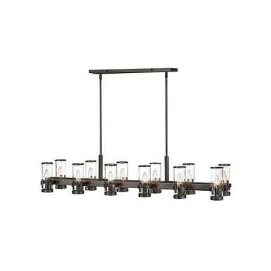 Reeve 12 Light Oversized Linear Chandelier by Hinkley - 38108