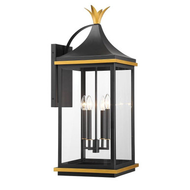 Rosebank Strand 4 Light Outdoor Wall Mount 31.5 Inch Tall by BSH - 49-BEL-5299325