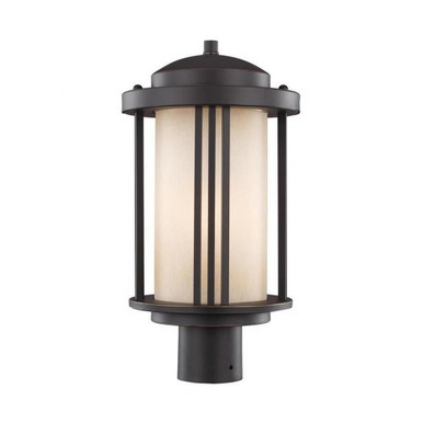 Grasville Road - One Light Outdoor Post Lantern in Contemporary Style - 9 inches wide by 17 inches high - 73-BEL-2015849